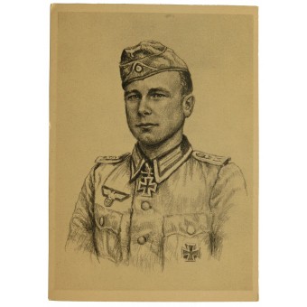 Postcard - Ritterkreuzträger des Heeres Hans Hindelang. Espenlaub militaria